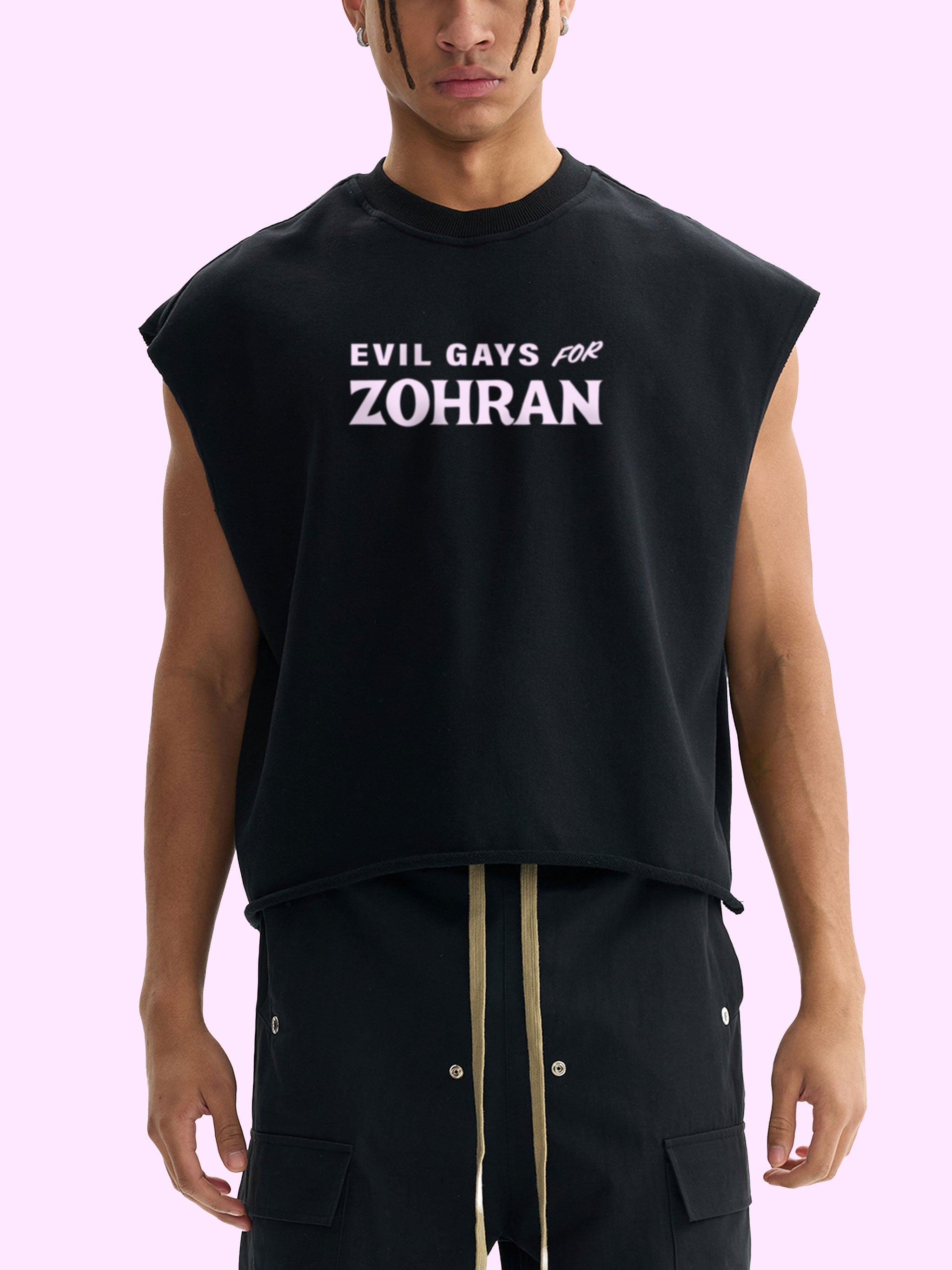 Boxy French Terry Zohran Tank
